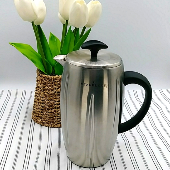 Starbucks Kitchen Starbucks Stainless Steel French Press Looks New Poshmark